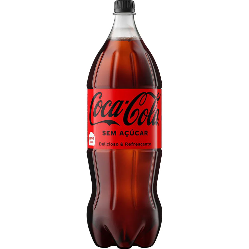 Refrigerante Coca-Cola Zero 2 litros.