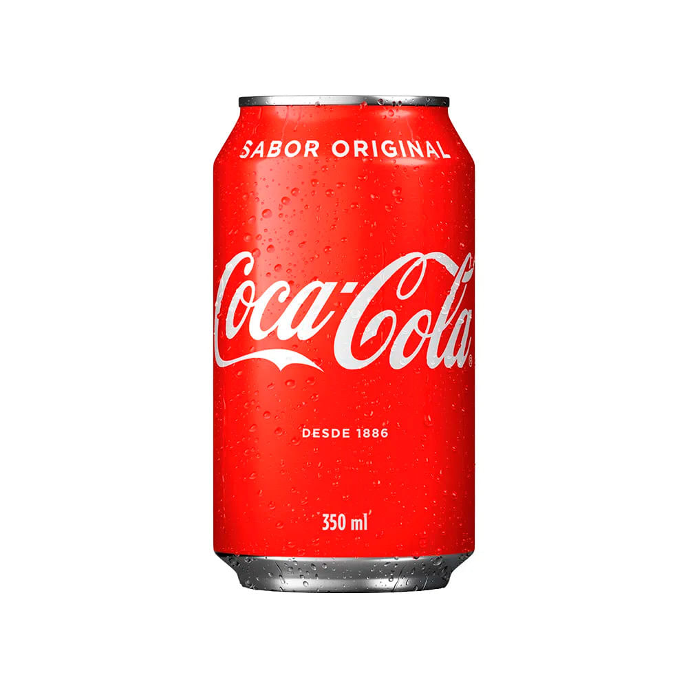 Refrigerante coca-cola lata