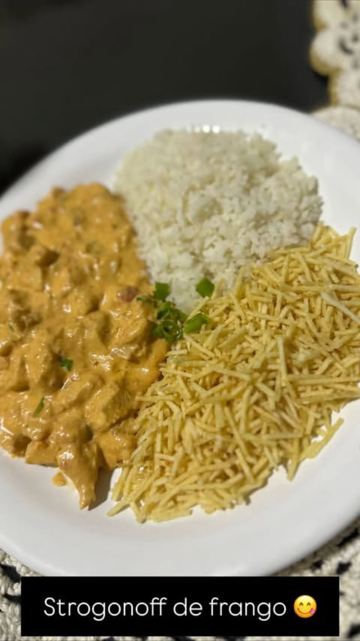 Strogonoff de frango PRATOS EXECUTIVOS